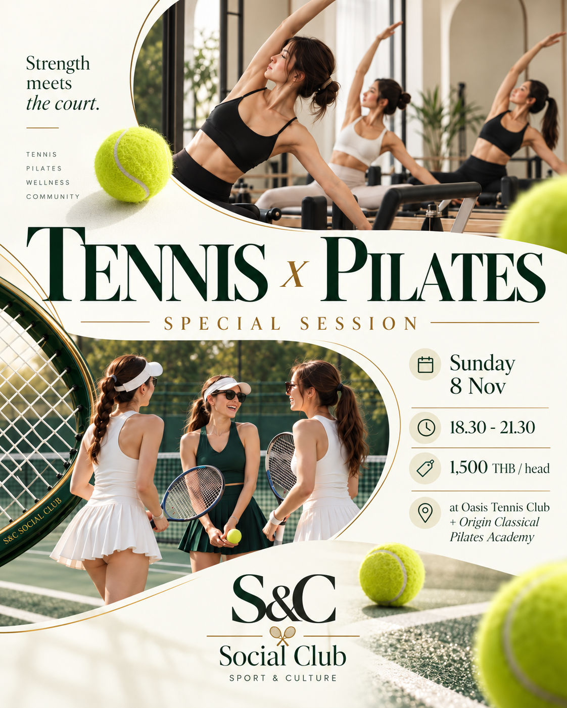 Tennis x Pilates Special Session